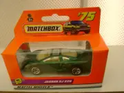 1998 MATCHBOX SUPERFAST #75 GREEN JAGUAR XJ220 NEW IN BOX