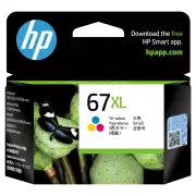 Hp 67XL High Yield Tri-color Original Ink Cartridge 3YM58AA
