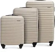 [WITTCHEN] Groove Line Set of 3 suitcases, Set of 3 suitcases