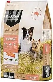 Black Hawk Adult All Breed Grain Free Salmon Dry Dog Food 7 Kg