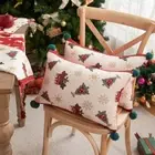 Christmas Tree Throw Pillowcover Jacquard Cushion Cover Living Room/Office