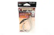 Sale Gamakatsu 68445 Single Hook Tuned Kanmuro Ringed Silver Size 40 (1638)