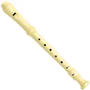 Maped Soprano Recorder with Cleaning Rod Baroque Fingering 040702