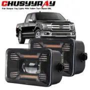 For 2015-2020 Ford F150 Front Bumper Halogen Fog Light Lamps Left & Right