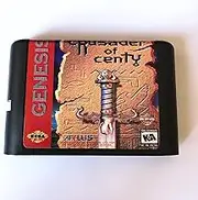 Royal Retro Crusader Of Centy For Sega Genesis Mega Drive 16 Bit Game Cartridge For PAL And NTSC (Black)