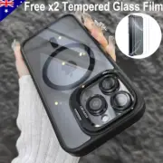 Camera Lens Cover Shockproof Magsafe Case For iPhone 16 Pro Max 15 14 Plus 13 12