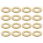 80Pcs Brass Flat Washer, M6x12x1mm Brass Washer Assortment for Screws Bolts
