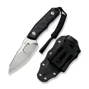 Civivi Knives Propugnator Fixed Blade 23002-1 Black G10 Stonewash D2 Steel Knife
