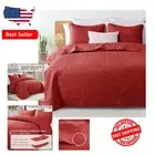 Premium Lightweight King Quilt Set - Stylish Geometric Design for Comfort