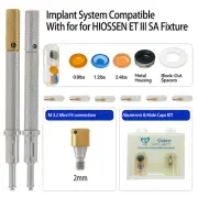 Dental Mini Ø3.2 AH=2mm Abutment Attachments for HIOSSEN ET II/III SA Male Caps