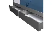 Kingston Slumber Trundle Storage Under Bunk Bed Drawers, 2 Pieces, Grey