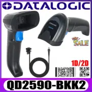 Datalogic QuickScan QD2590-BKK1 2D Handheld Barcode Scanner Reader +RS232 Cable