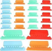 NUOBESTY 40pcs Color Label Index Sheet File Folders Tabs File Folders Hanging Document Organizer Binder Practical Sorting Labels