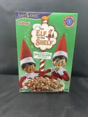 KELLOGG'S ELF ON THE SHELF SUGAR COOKIE WITH MARSHMALLOW CEREAL 8.1 OZ BOX XMAS
