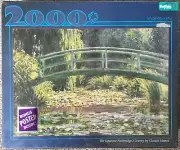 BUFFALO 2000 Piece JAPANESE FOOTBRIDGE PUZZLE Claude Monet- New, Sealed