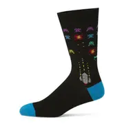 Bamboozld Space Invader Black Socks