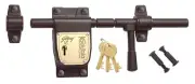 Steel AL Drop Style Door Lock Kadi-Tala 275 mm Key Lock For Main Door's Set of 1