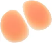 NOLITOY 2pcs Seamless Silicone Hip Pads for Women Butt Lifter Insert for Natural Hip Enhancement Removable Shapewear Pad Comfortable Fit
