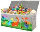 Extra Large Toy Box Chest with Lids, Collapsible Toy Storage Organizer for