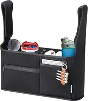Golf Bag, Push Cart Golf Organizer, Golf Storage Bag, Multifunctional Cart Bag Suitable for Various Cart Storage Bags with Handles, Black, Modern
