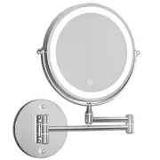 Embellir Make Up Vanity Double-Sided Extendable Makeup Mirror Silver