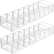 2Pcs Household Cable Box Organizers Transparent Multi Function Cord Storage Box with Compartments Efficient Data Cable Management for Use