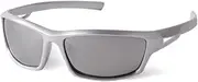 [HPIRME] Driving Rectangle Mirror Men Sport Polarized Sunglasses Women Cycling Wrap Frame Sun Glasses Shades Eyewear Male UV400 Sunnies