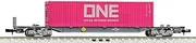 TOMIX 8751 N Gauge JR Freight Car Koki 106 Model Previous Model New Paint with ONE Container Model Railway Model Freight Car