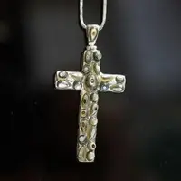 在飛比找森森購物網優惠-【喨喨飾品】 十字架純銀墜 純銀飾品 M332