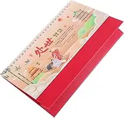 HOUDERCO Lunar Year Horse Year Retro Flip Calendar for Daily Planning Home Office Decor Easy to Read Dates Sturdy Construction
