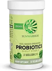 Sunwarrior Probiotics Plant Grows to 100 Billion CFU,30 Caps