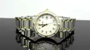 Bulova 98R260 Women's 30mm 24 Diamonds Accented Two Tone Watch / NEW WITH TAGS