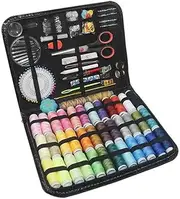 183Pcs Portable Mini Sewing Kit for Travel and Home Use - Premium Emergency Sewing Set with XL Thread Spools, Compact Case, Ideal for Beginners and Adults