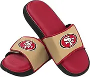 FOCO Mens NFL Team Logo Sport Shower Foam Slide Flip Flop Sandals