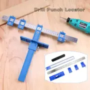 Woodworking Drill Punch Locator Jig Drill Guide Cabinet Handle Knob Hole Locator