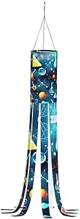 Halloween Garden Abstract Science Chemistry Windsock Lights Halloween Lighted Windsock for Patio Yard Pathway Party Decor