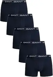 [GANT] Men's 5 Pack Trunks, Marine, 3XL