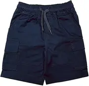 [unik] Boys All Elastic Waist Pull up Shorts Navy Khaki Black