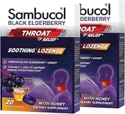 Sambucol Pastilles - Black Elderberry - 20 Pastilles (Pack of 2) - Helps Support Immune System
