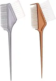 FOMIYES Hair Dye Root Comb Hair Tint Brush Set Barber Tool Reusable Hairdressing Tool