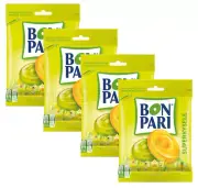4 x BON PARI SUPER SOUR Tropical Fruit Flavor Hard Candies Bonbons 90g 3.2oz