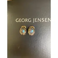 在飛比找蝦皮購物優惠-Georg Jensen喬治傑生GJ1997首刻拉長石年度夾