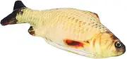 Electric Flopping Fish - Bite-Resistant Catnip Toy, Durable Kicker for Pet Activity - USB Charging (Grass Carp)