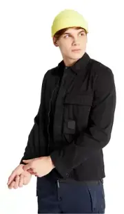 CP Company Metropolis Gabardine Zip Shirt Jacket Navy Med. NWT 09CMSH129A002824G