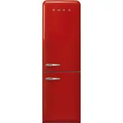 Smeg 331 Litre 50's Retro Style R/H Bottom Mount Refrigerator - Red