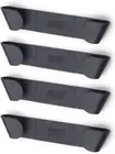Joseph Joseph Cupboard Store Wall Mount Adhesive Pan Lid Holders - 4 Piece Grey