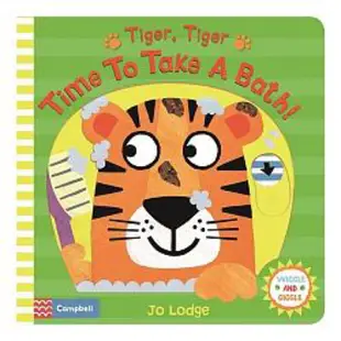 羊耳朵書店*遊戲書/缺 貨 Tiger, Tiger, Time to Take a Bath 老虎，老虎，來洗澡囉！