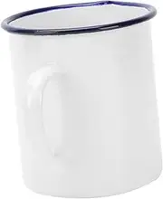 Alipis Enamel Coffee Mug - Classic Bug Coffee Mug Tea Cup for Kitchen, Enamel Mug with Handle Camping Outdoor Traveling