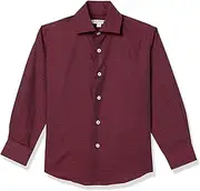 [Isaac Mizrahi] Boy's Long Sleeve Square Button Down Shirt