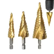 Double End Ultra-thin Wood Drill Step Drill Bit Repairing Tools Hexagon